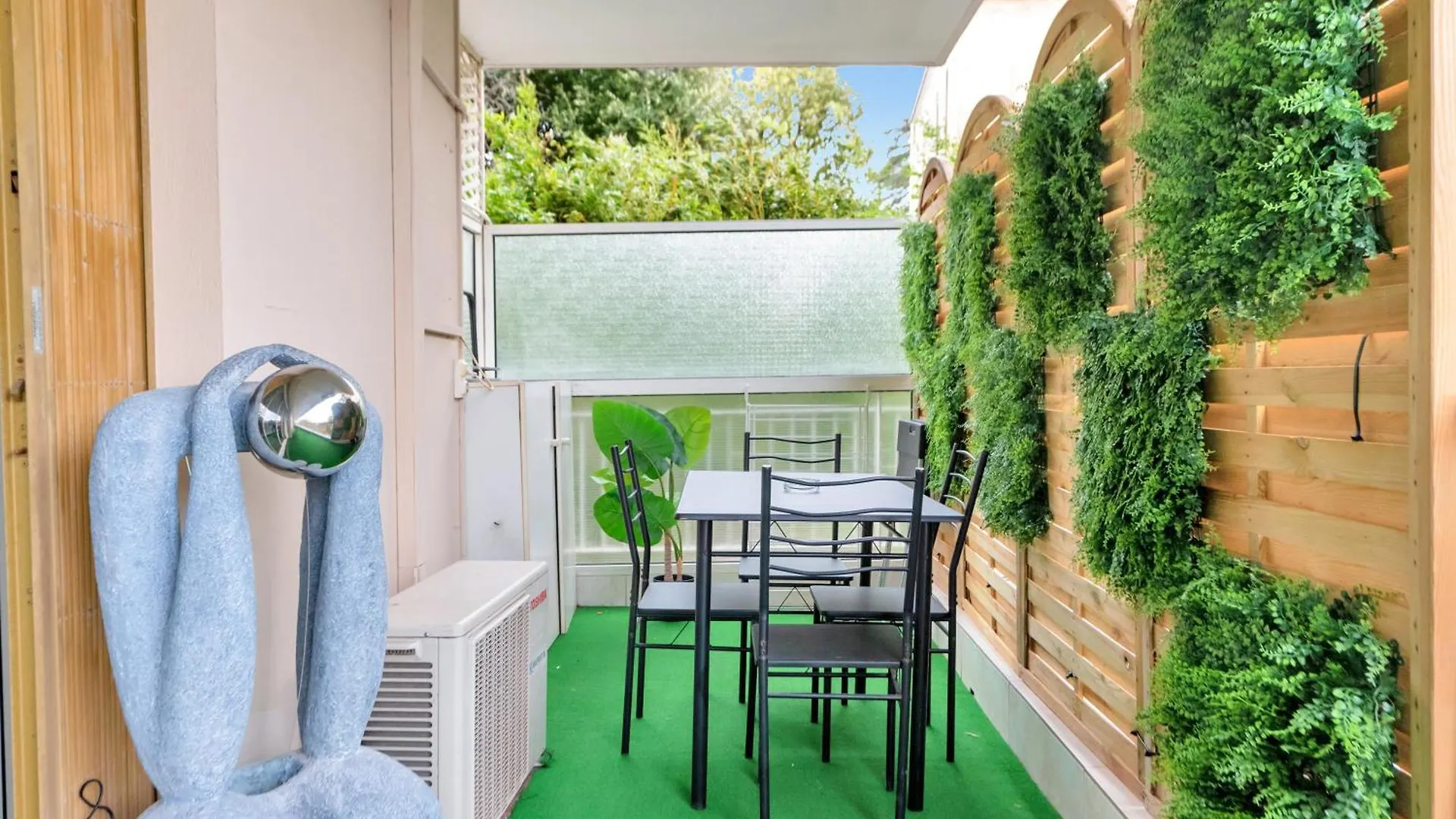 公寓 Le Sun Valley - Videoprojecteur Et Terrasse Zen 戛纳 法国